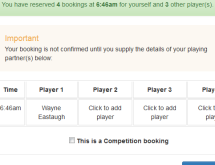 Allow members to book for other members