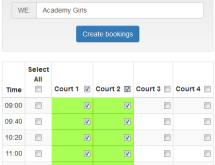 Permissions-based bookings